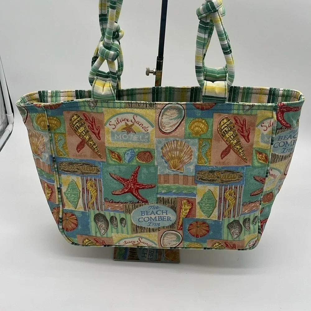 Andrea Tachiera Beach Comber Artistic Knot Tote Bag